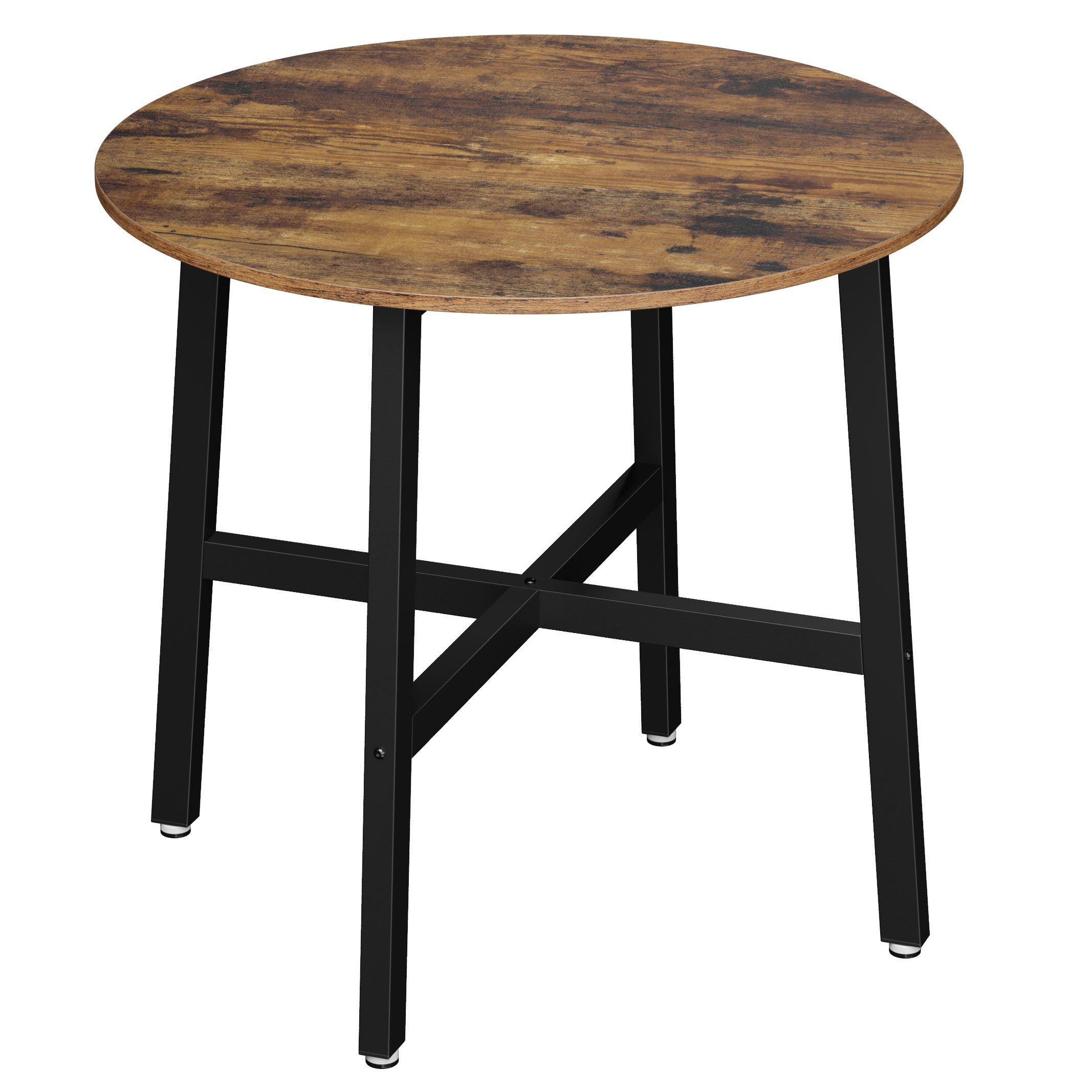 VASAGLE Esstisch, Küchentisch, 80 x 75 cm (x H), für Wohnzimmer, Küche