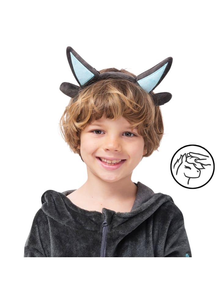 Corimori Onesie Kostüm in Anthrazit/türkis günstig kaufen