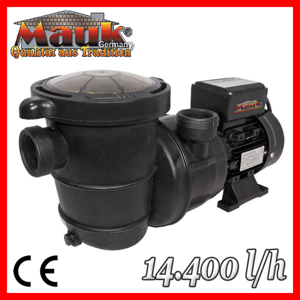 MAUK Schwimmbadpumpe 14400l/h 550W
