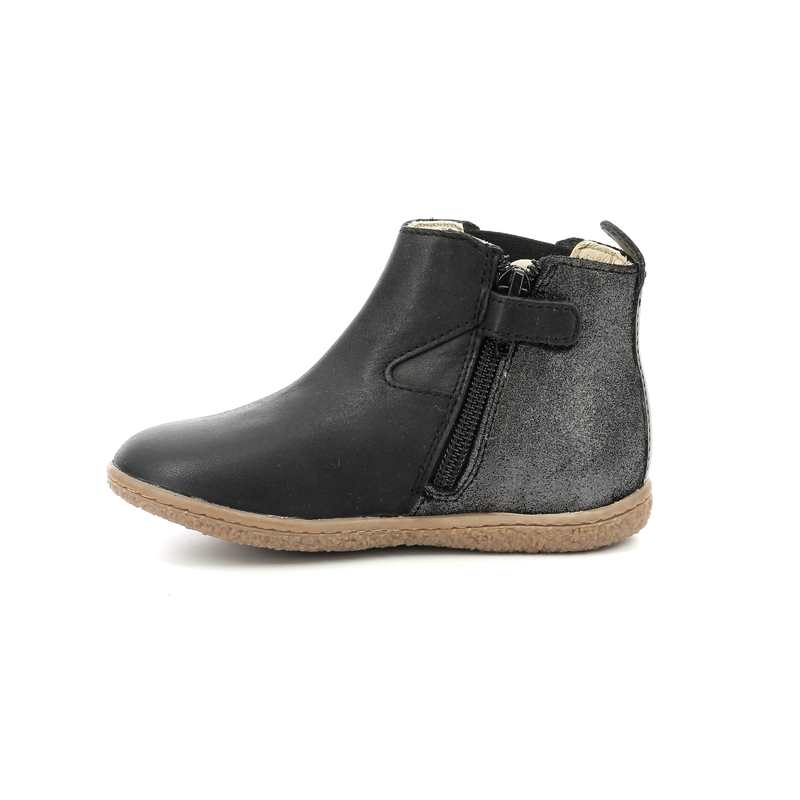 Boots cuir Vermillon