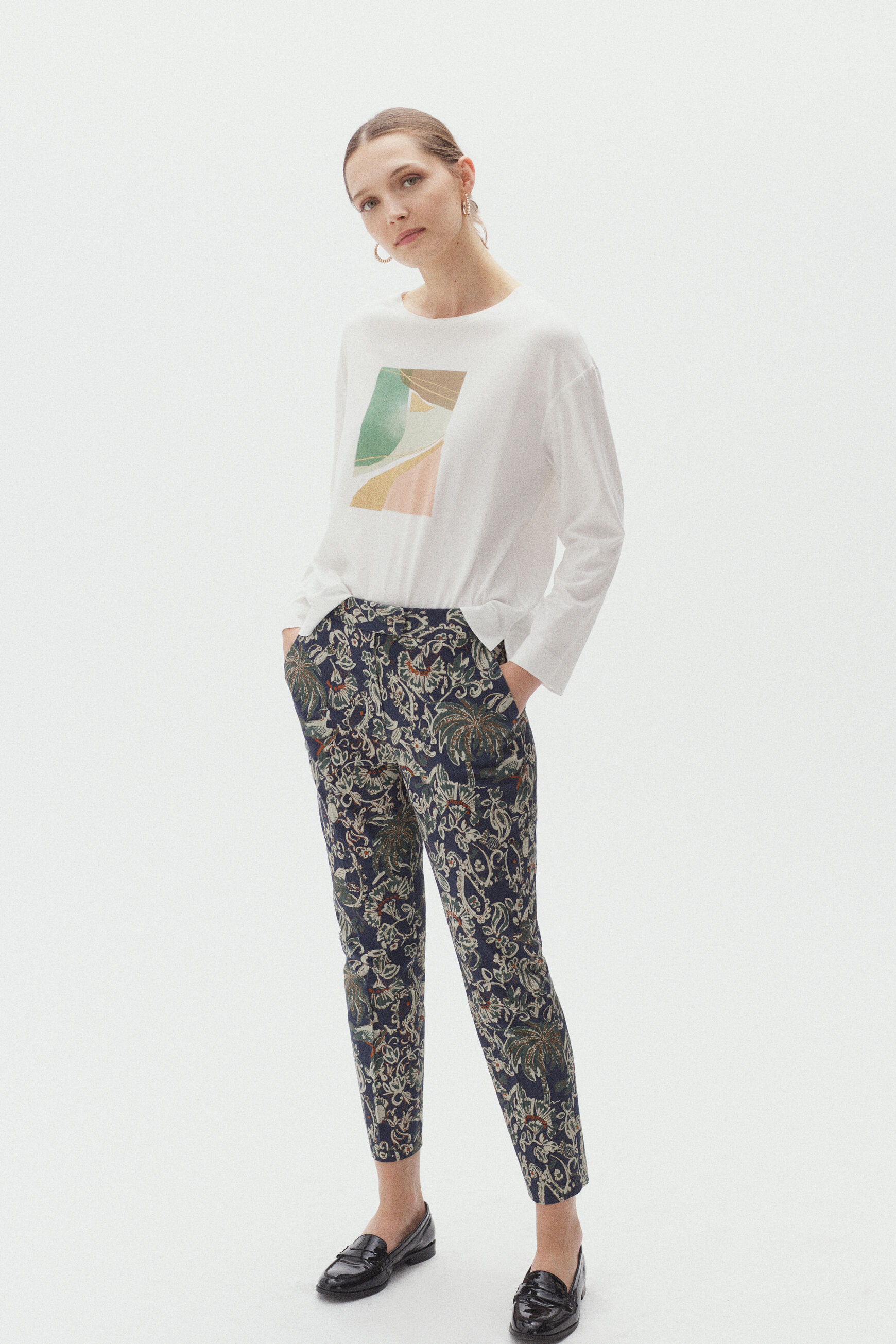 t-shirt scott ivoire femme