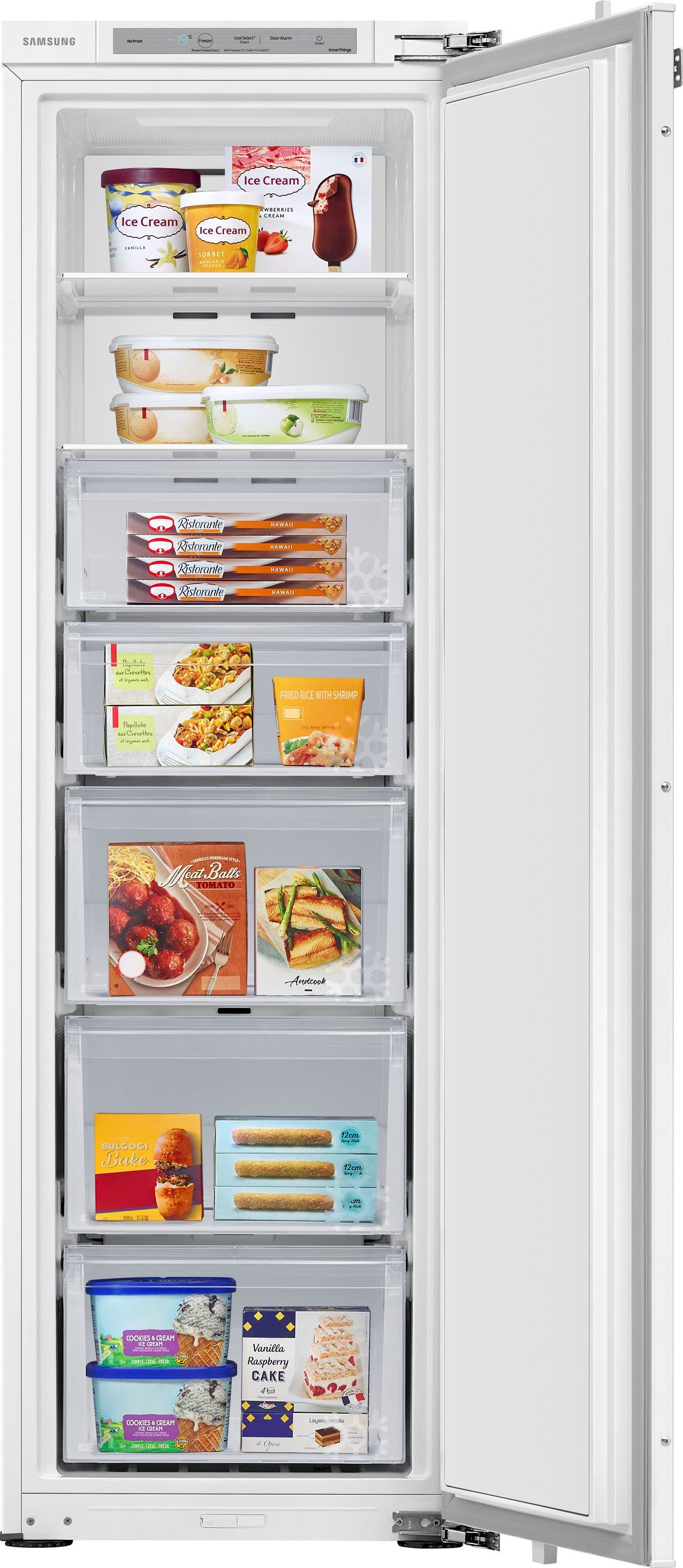Samsung Einbaugefrierschrank BRZ22610EWW/EG, 177,5 cm hoch, 54 cm breit