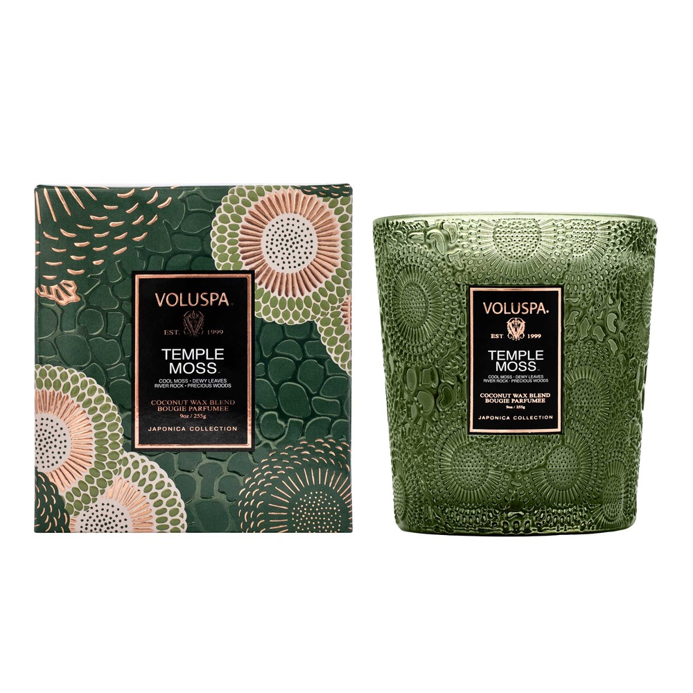 voluspa Temple Moss Classic Candle BOUGIE