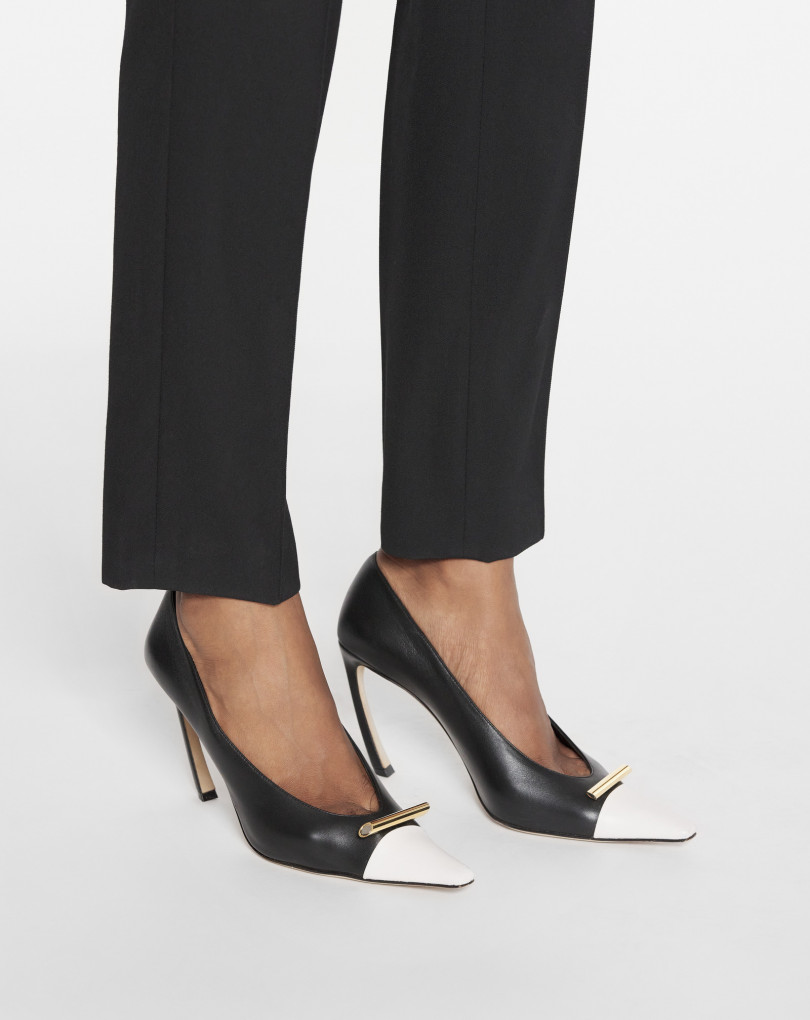 ESCARPINS SWING EN CUIR AVEC BIJOU SEQUENCE BY LANVIN