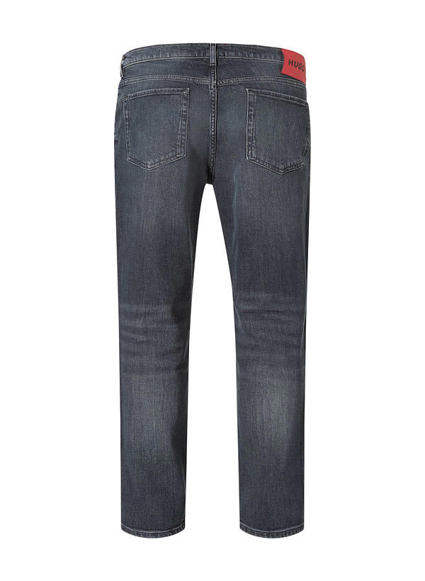 HUGO, Jeans 634, Tapered Fit, Baumwoll-Stretch, dunkelgrau