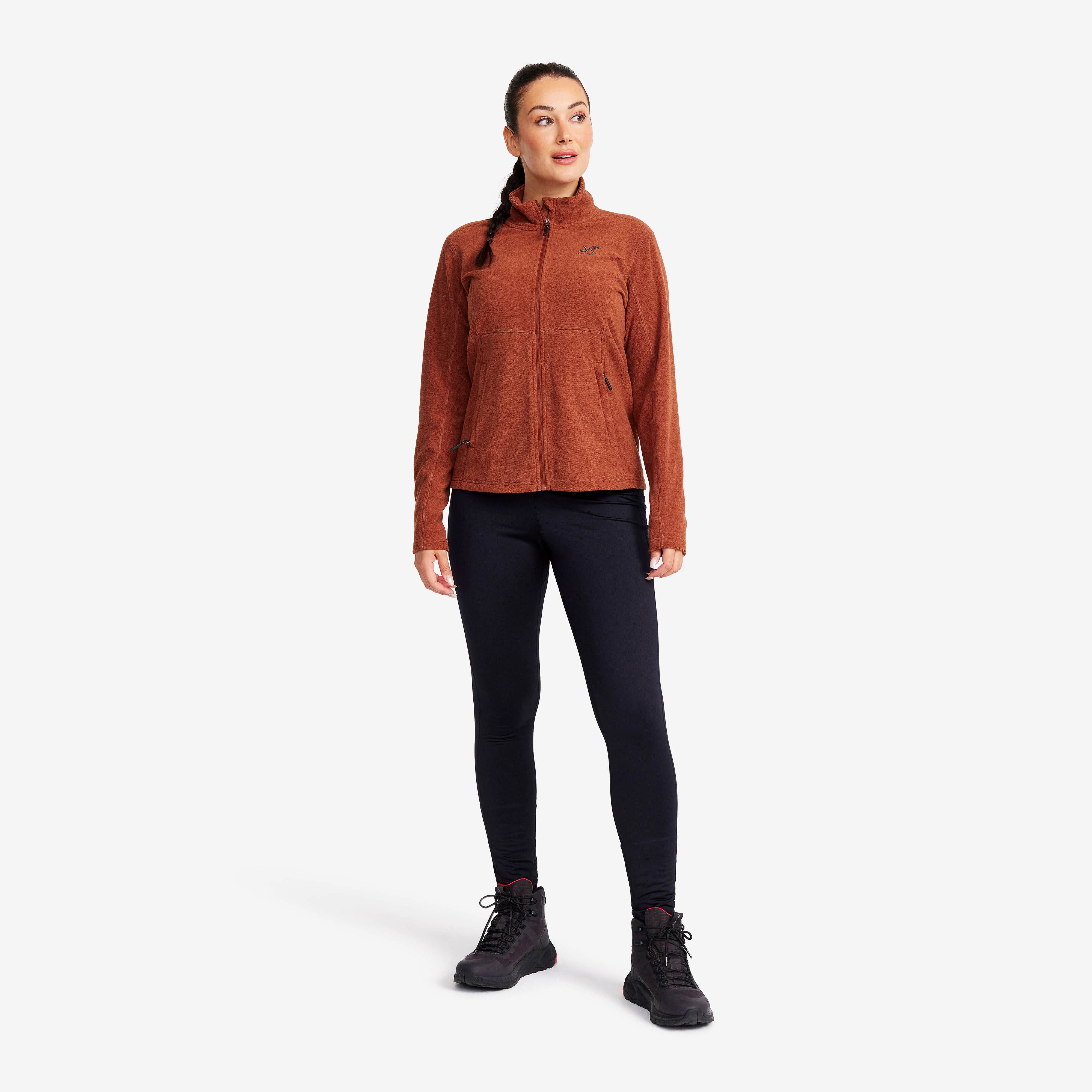 Essential Full-zip Fleece Femme Smoked Paprika