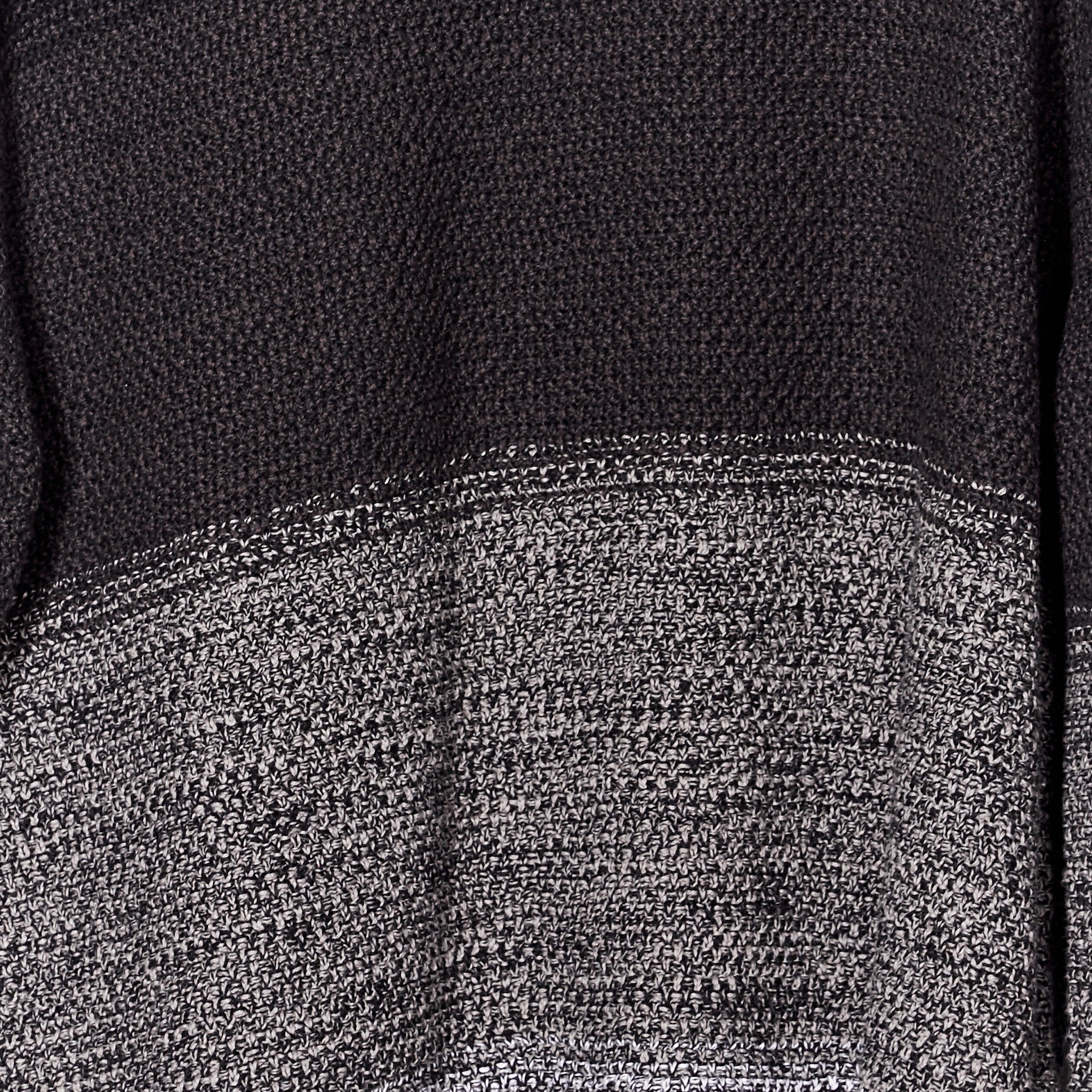 Pull col rond manches longues Liberto gris foncé homme | La Halle