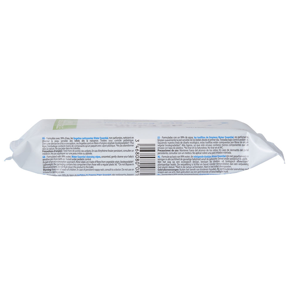 corine de farme Lingettes Water Essential x 56 (fibres biodégradables) Lingettes Bébé