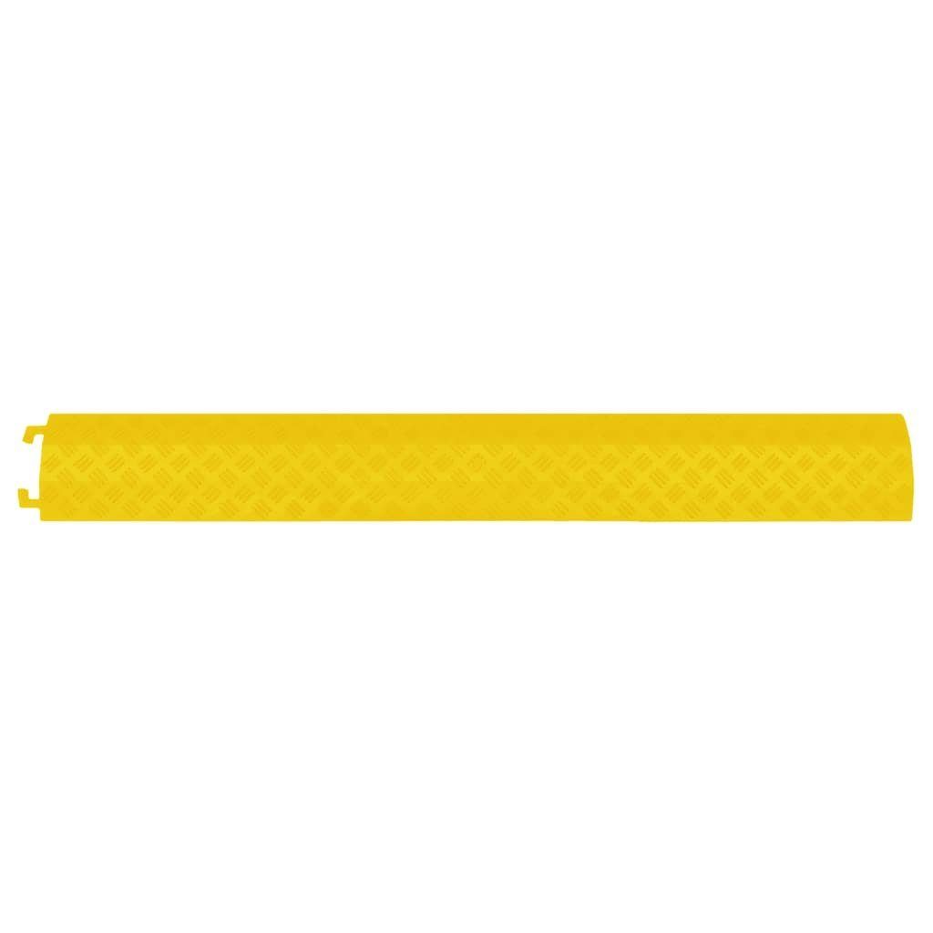 vidaXL Parkschwelle Kabelbrücken 2 Stk 98,5 cm Gelb