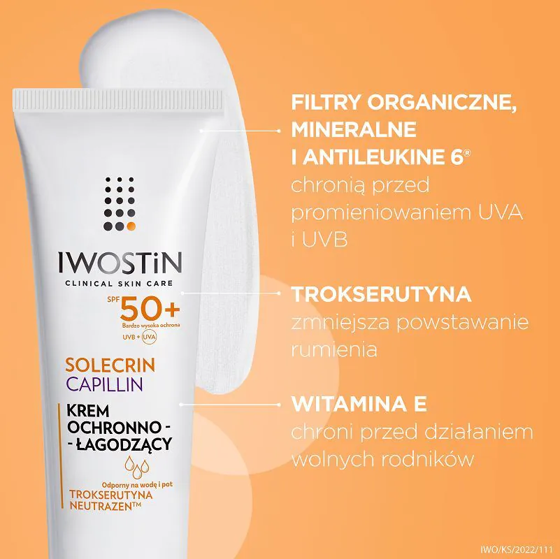 Iwostin Solecrin Capillin beschermende crème SPF 50+