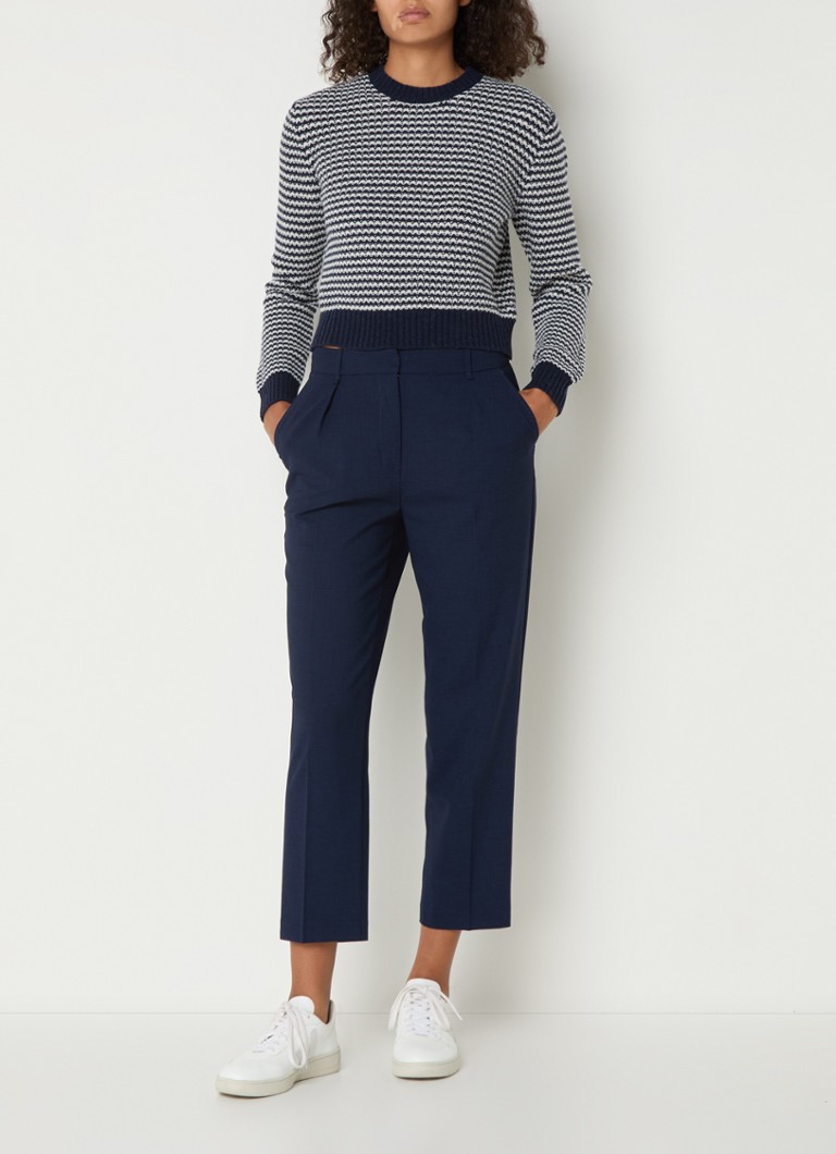 Sweter Benetton z grubej dzianiny z domieszką wełny