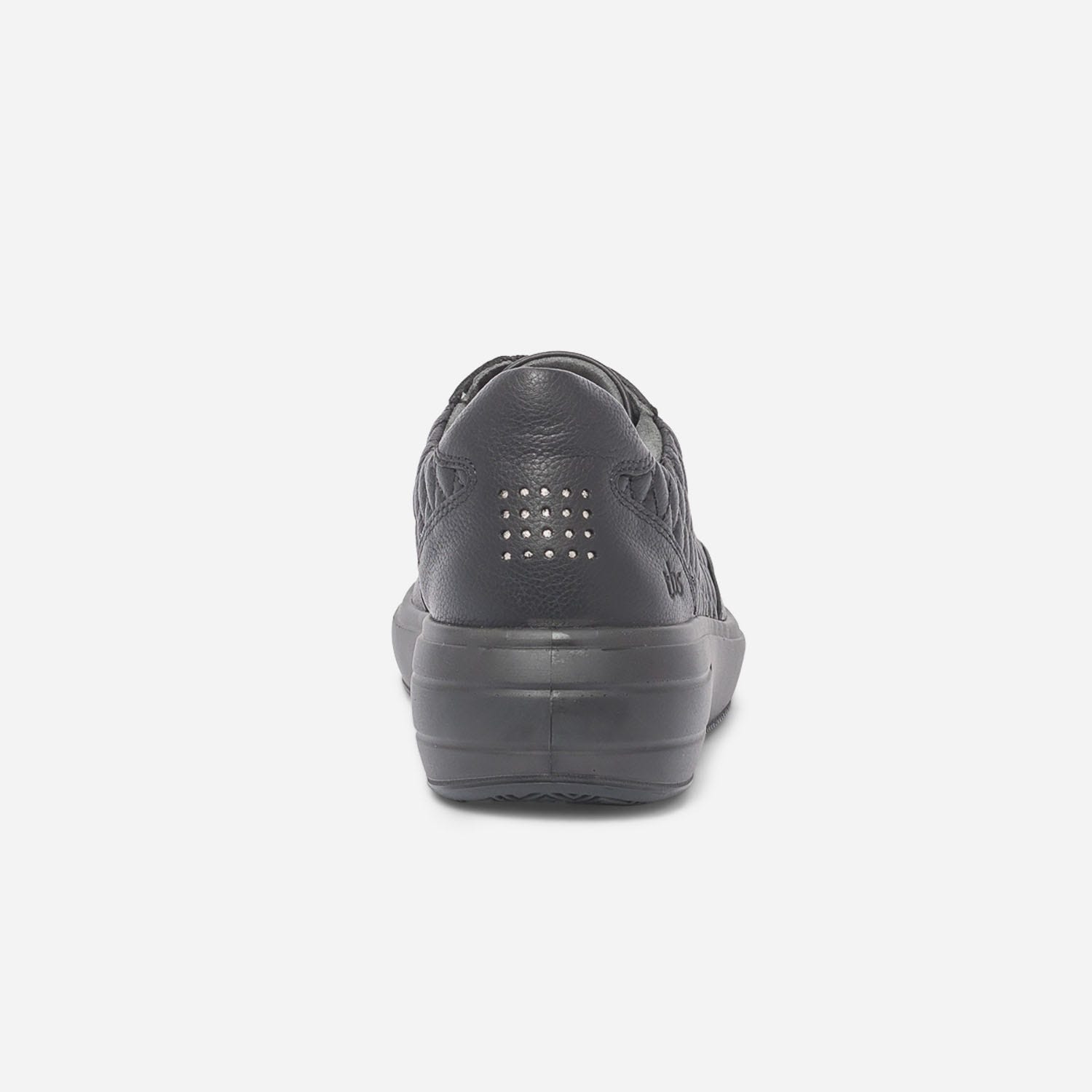Tennis TBS noir en cuir matelassé