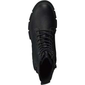 s.Oliver Schnür Boots in schwarz