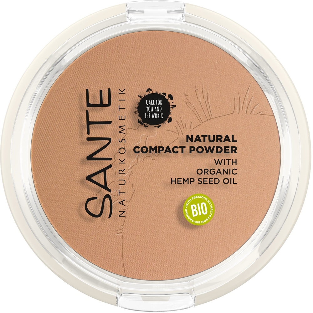 sante Poudre compacte 03 Warm Honey 9g Fonds de teint, poudres