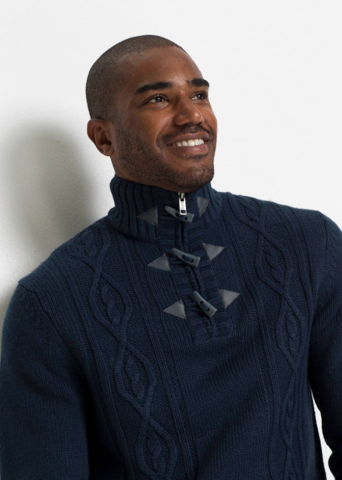 Pullover mit Zopfmuster