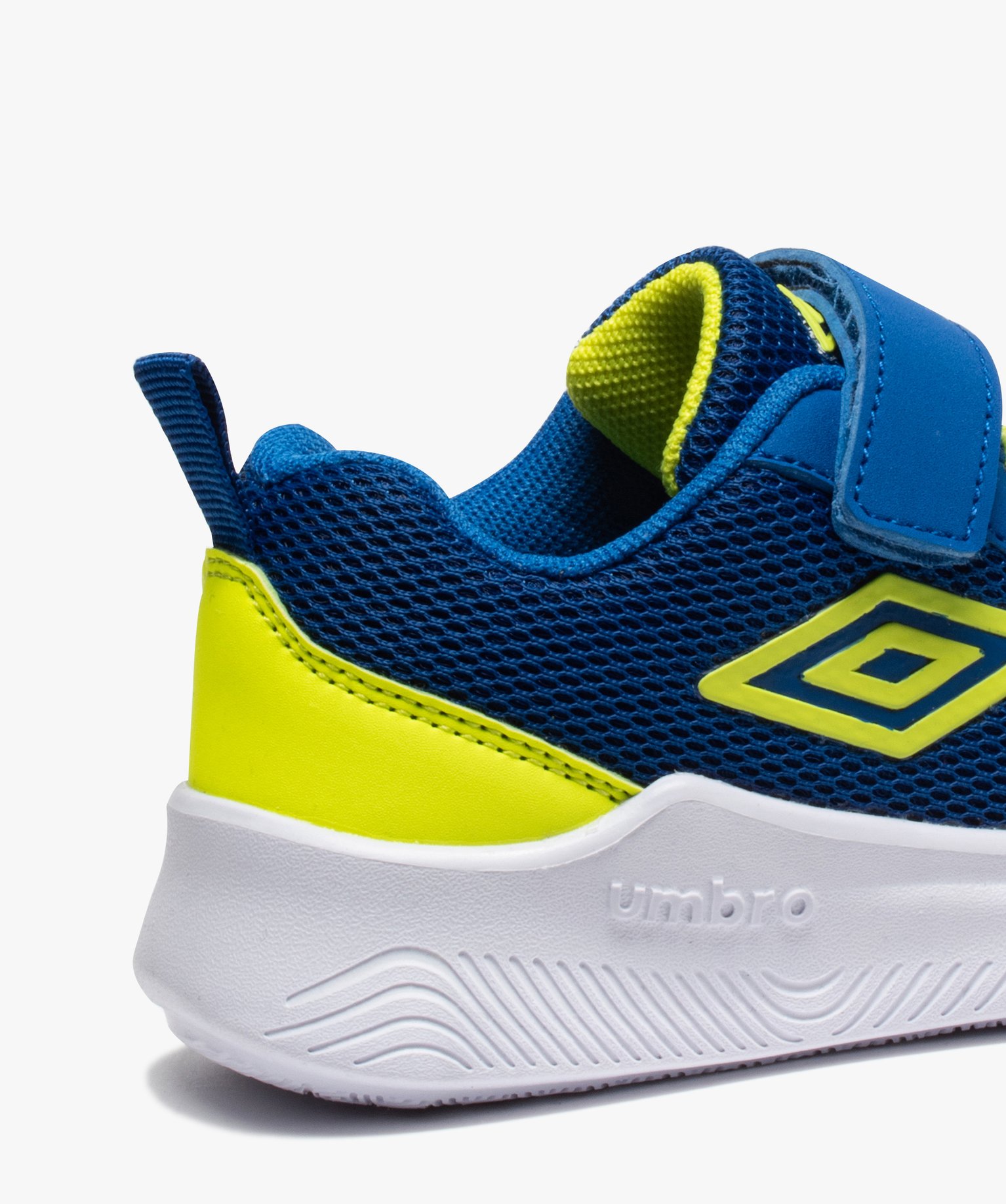 Baskets Garçon running bicolores à scratch - Umbro bleu | GEMO