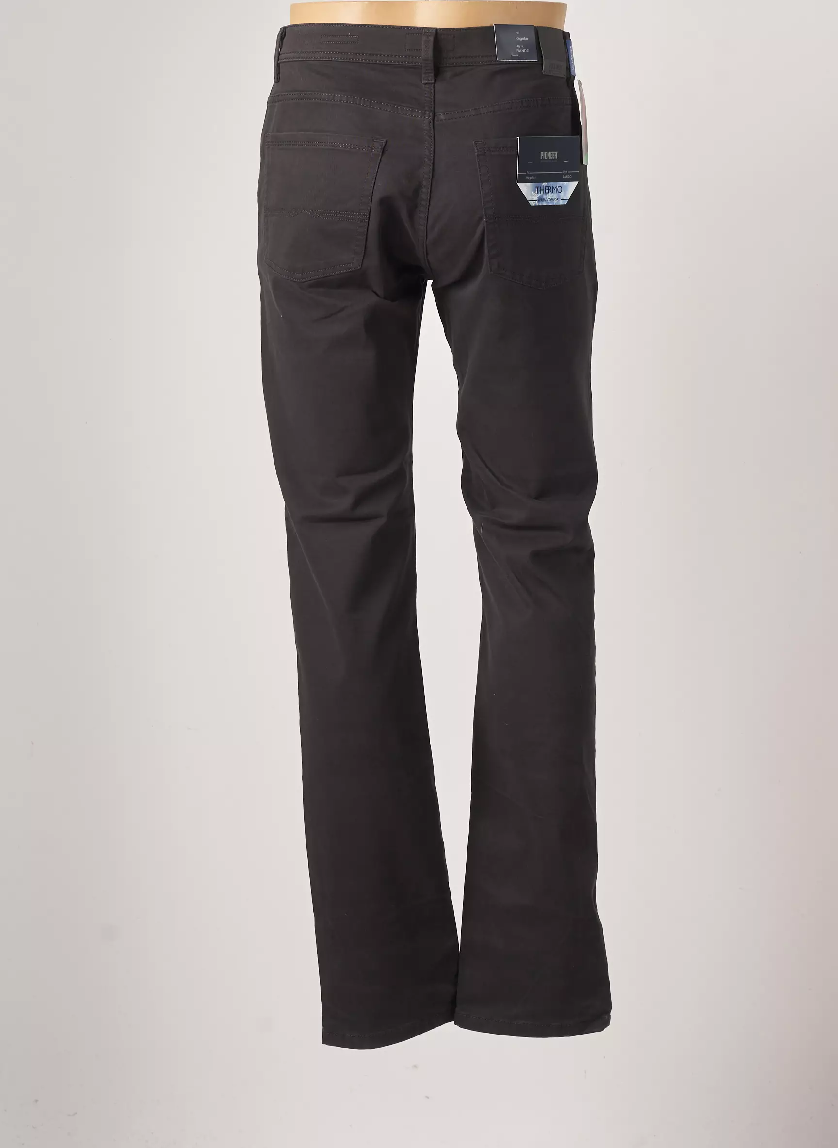 Pioneer Pantalons Droits Homme couleur gris