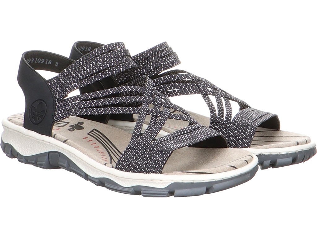 RIEKER Klassische Sandalen blau