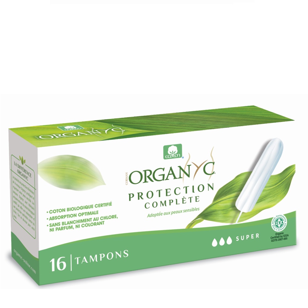 organyc TAMPON SUPER SS APPLIC. 16u protection menstruelle