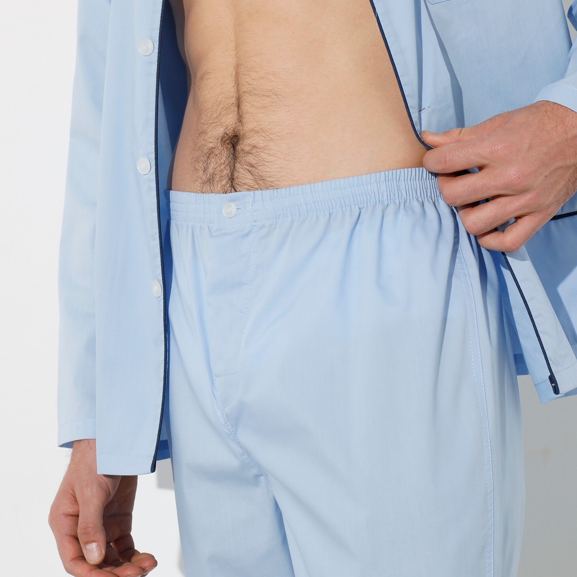 Pyjama uni popeline polyester/coton