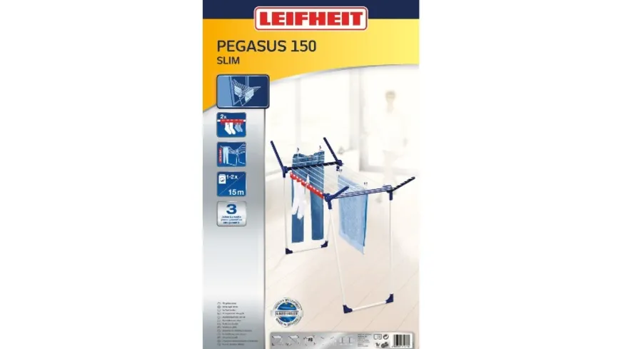 LEIFHEIT Standtrockner Pegasus 150 weiß/blau/rot