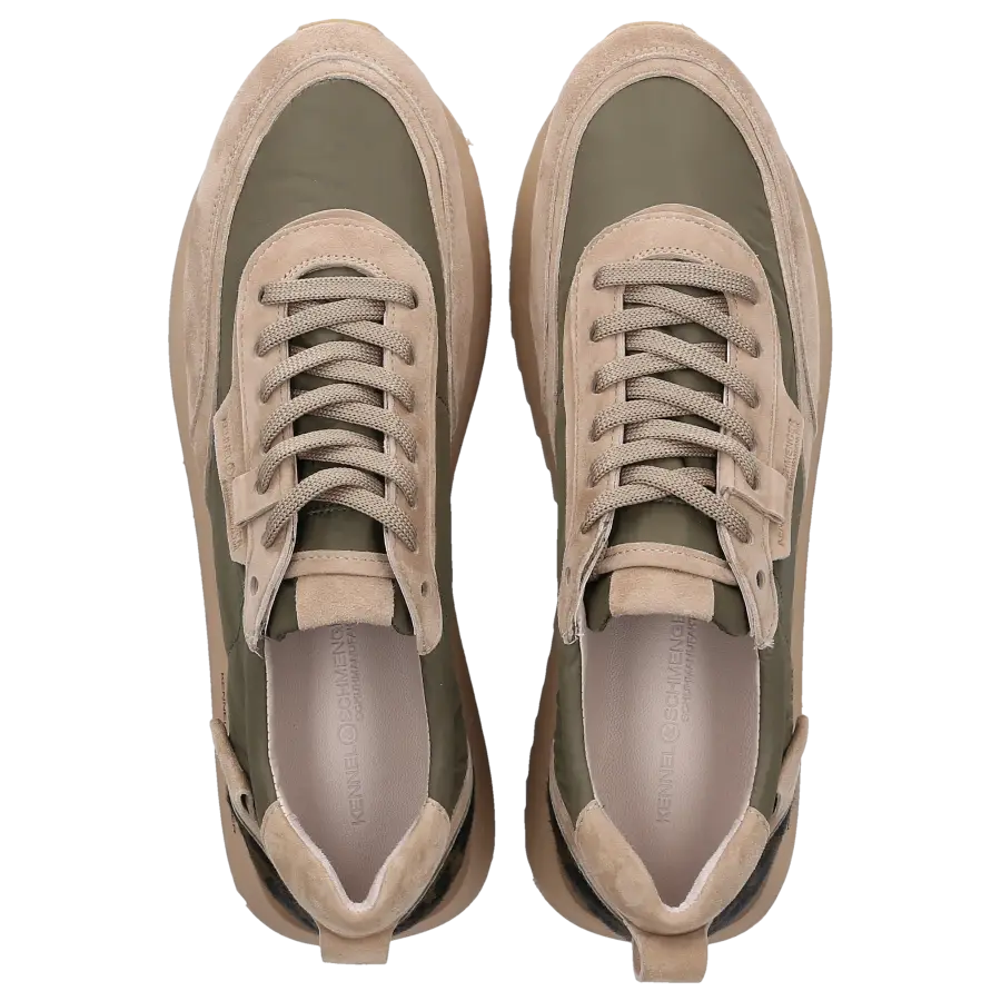 Kennel & Schmenger - Sneaker low OSAKA Nubukleder - grün
