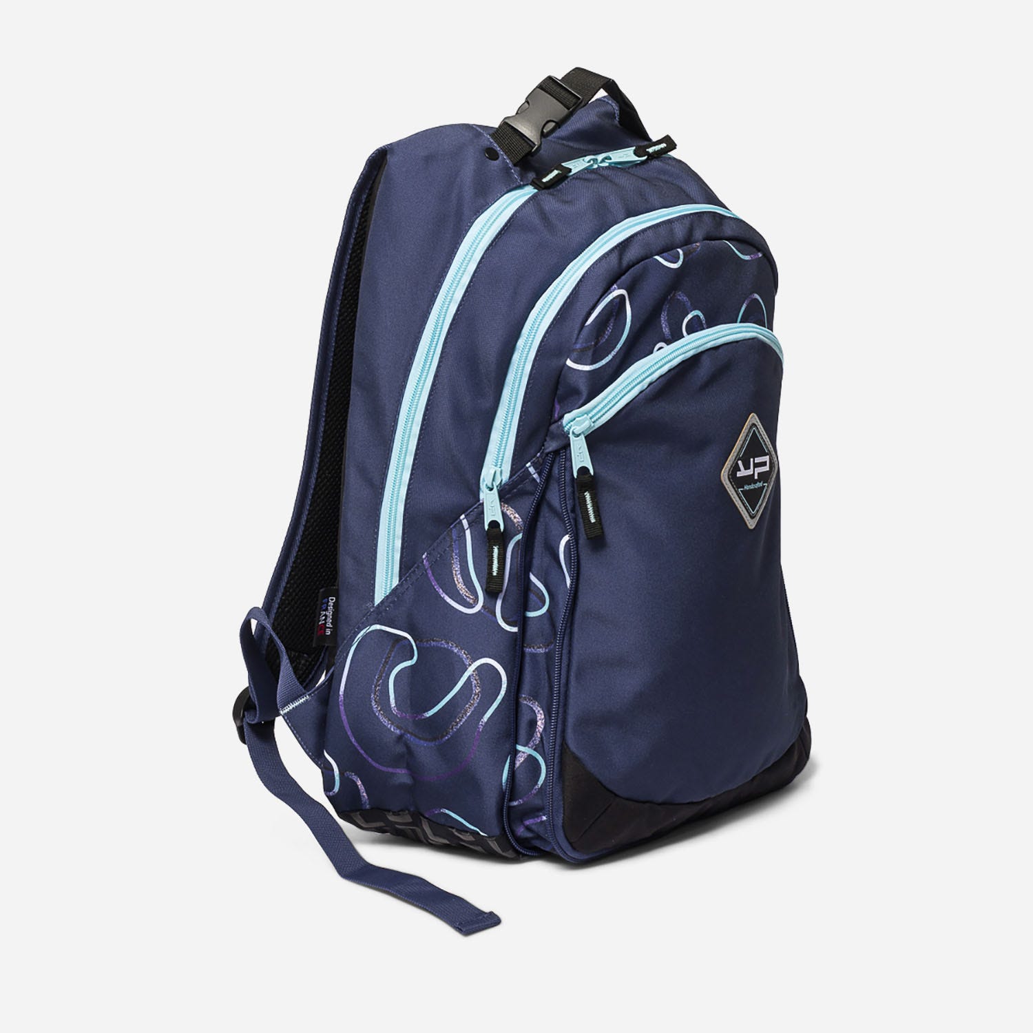 Sac à dos BODYPACK marine et vert d'eau en textile