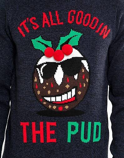 Threadbare Weihnachtspullover