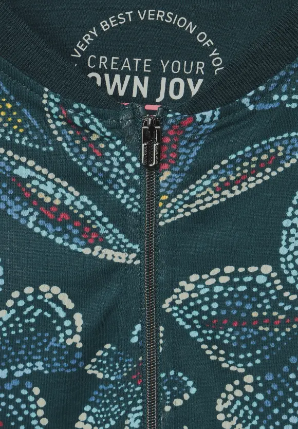 CECIL Tunikashirt mit Zipper