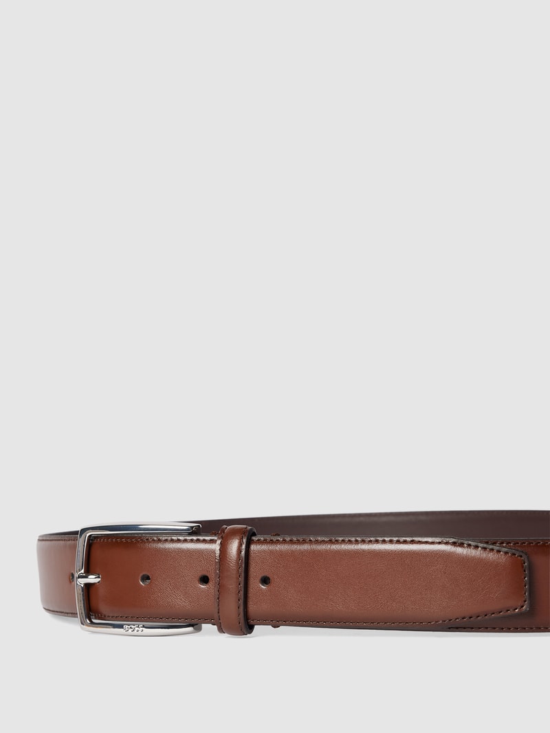 Gürtel aus Leder Modell 'Celie' in cognac