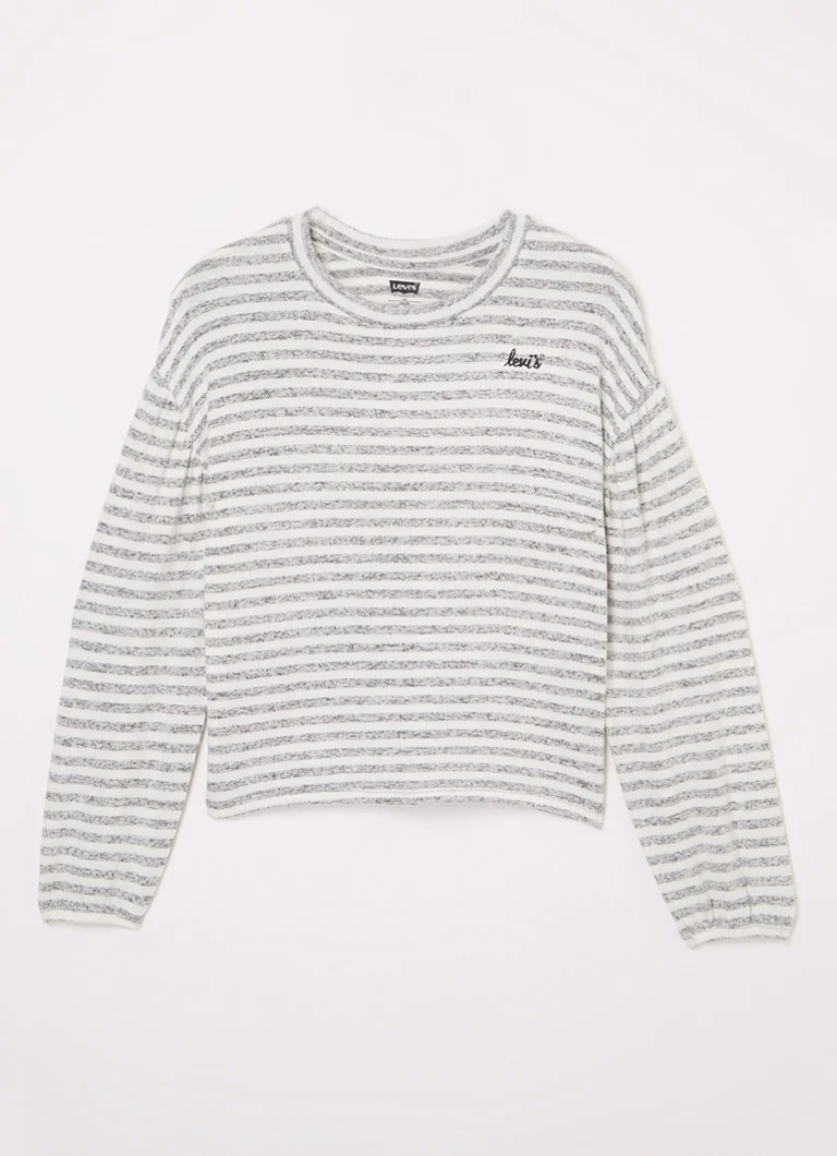 Camiseta de manga comprida Levi's com estampa listrada