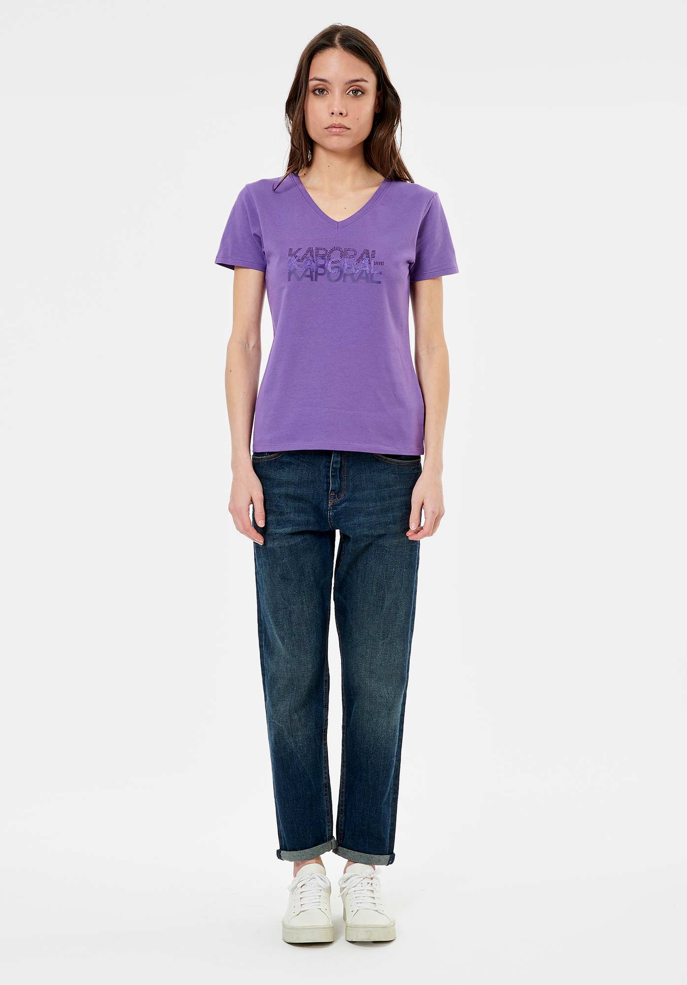 LEA    T-shirt violet Femme