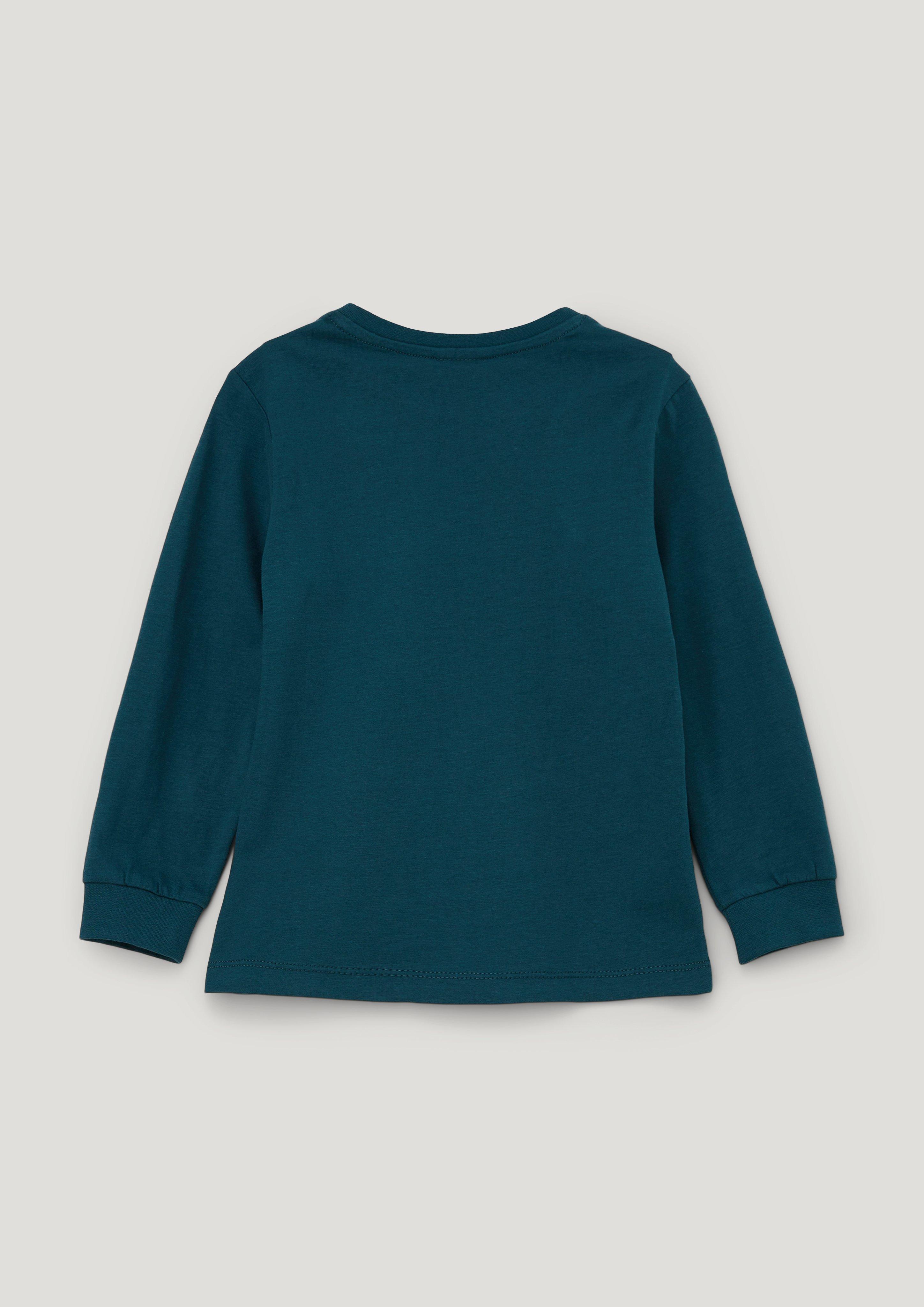 Longsleeve mit gummiertem Print  2134106-6904