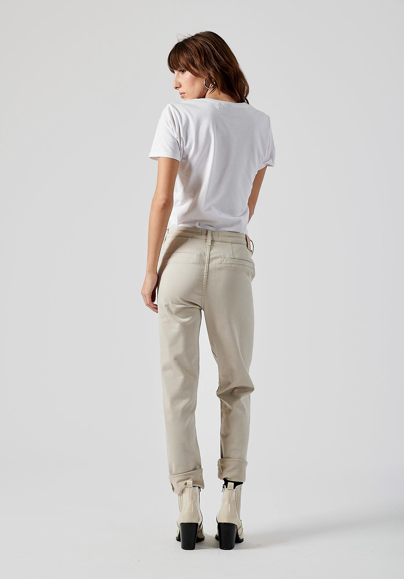 FAN    T-shirt blanc femme