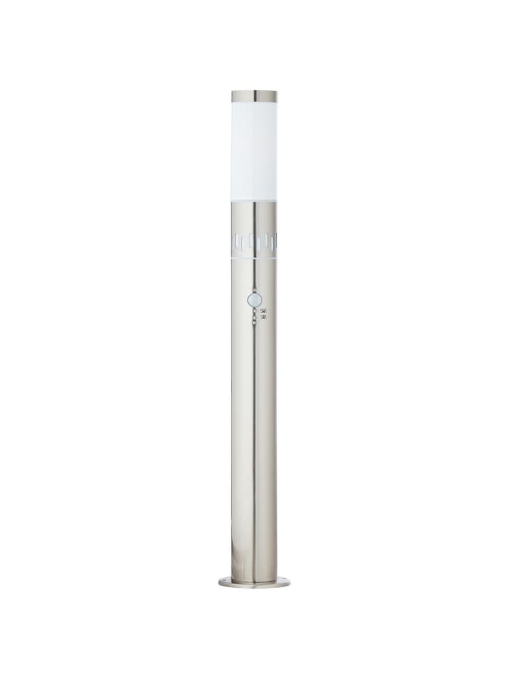 Brilliant Außenstandleuchte 80cm mit Bewegungsmelder Leigh ⌀ 12 cm in edelstahl günstig kaufen onesize
