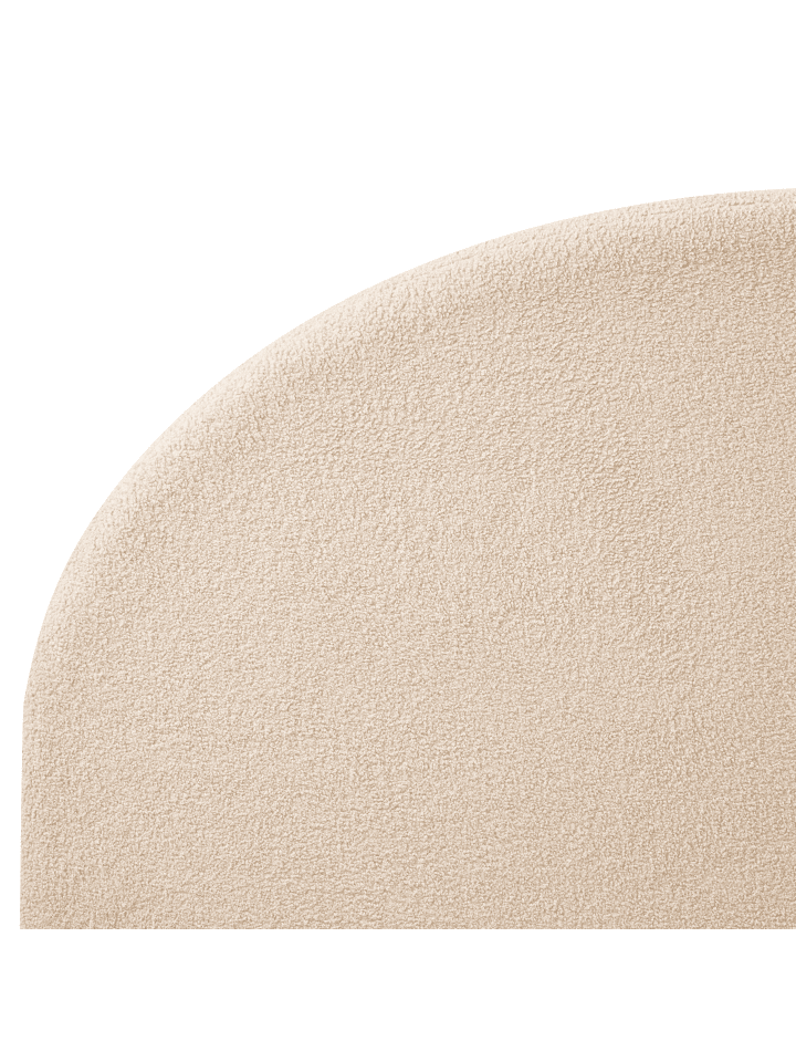 Beliani Doppelbett VAUCLUSE in Beige - (W) 154 x (H) 112 x (L) 214 cm günstig kaufen onesize