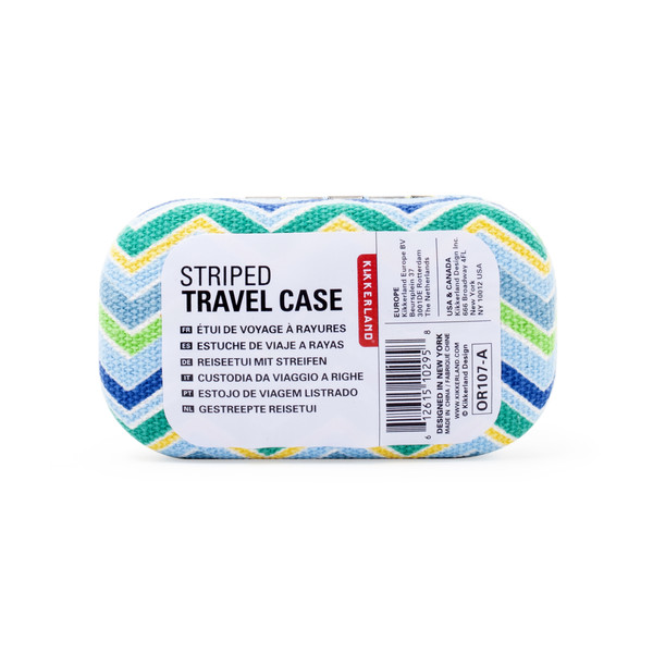 STRIPED TRAVEL CASE ASST - Etui