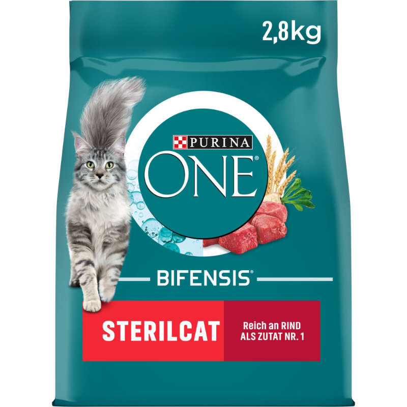 Purina ONE Trockenfutter Purina ONE BIFENSIS Sterilcat Rind 2,8 kg