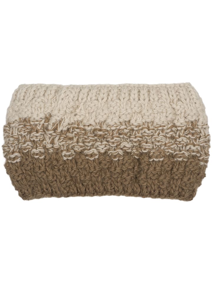 styleBREAKER Strick Stirnband in Braun-Beige günstig kaufen onesize