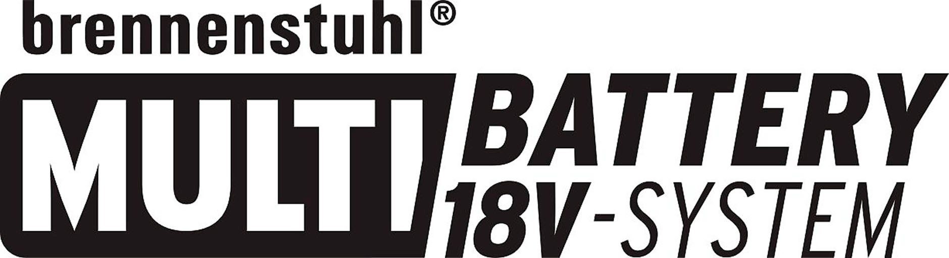 Brennenstuhl LED Baustrahler Multi Battery LED Akku Handscheinwerfer HL 3000, LED fest integriert, kompatibel mit 18V Akkus 11 verschiedener Hersteller
