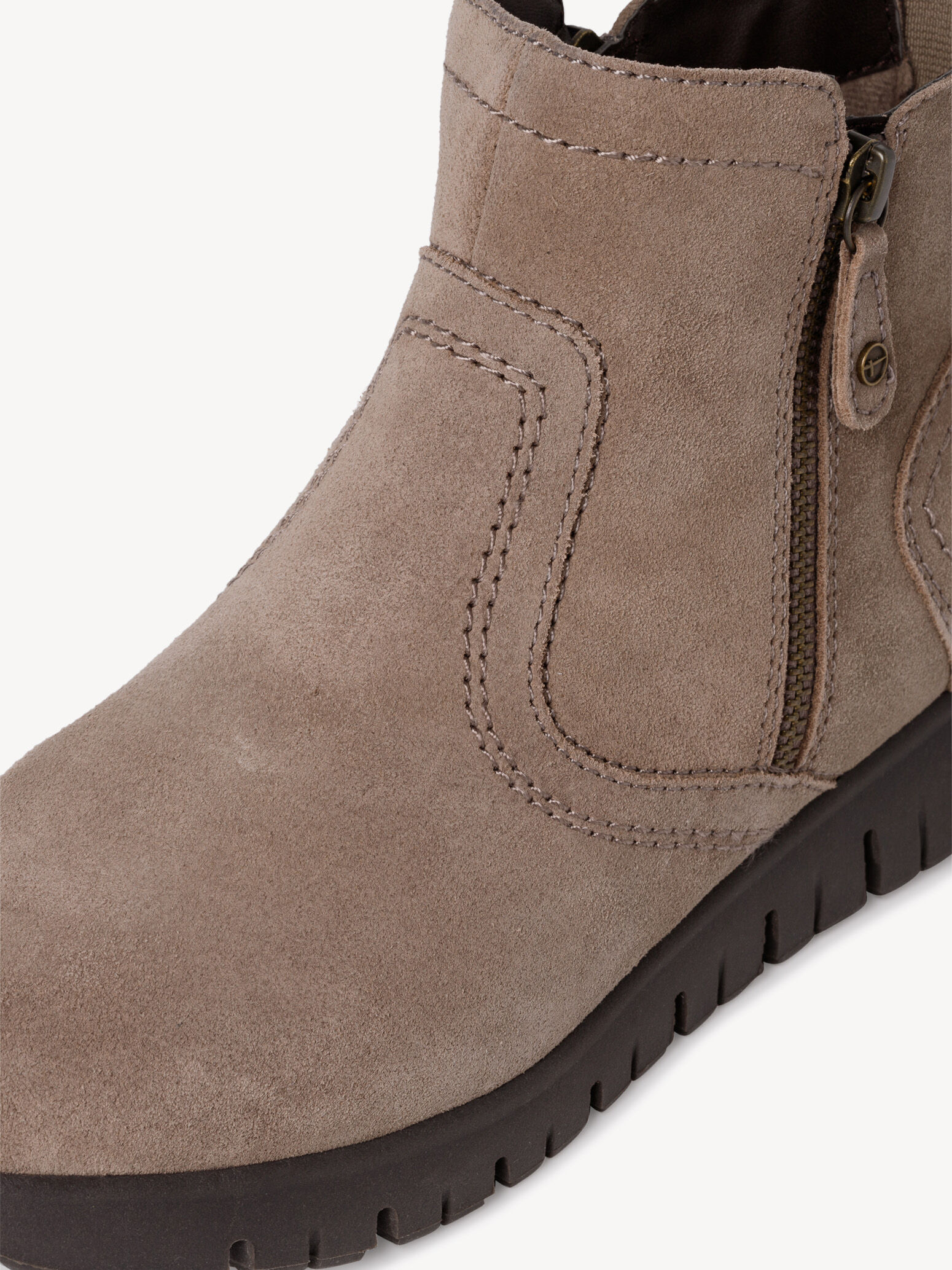 Bottine en cuir - marron