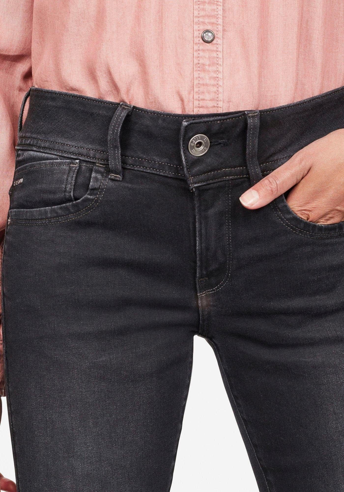G-Star RAW Skinny-fit-Jeans Mid Waist Skinny mit Elasthan-Anteil