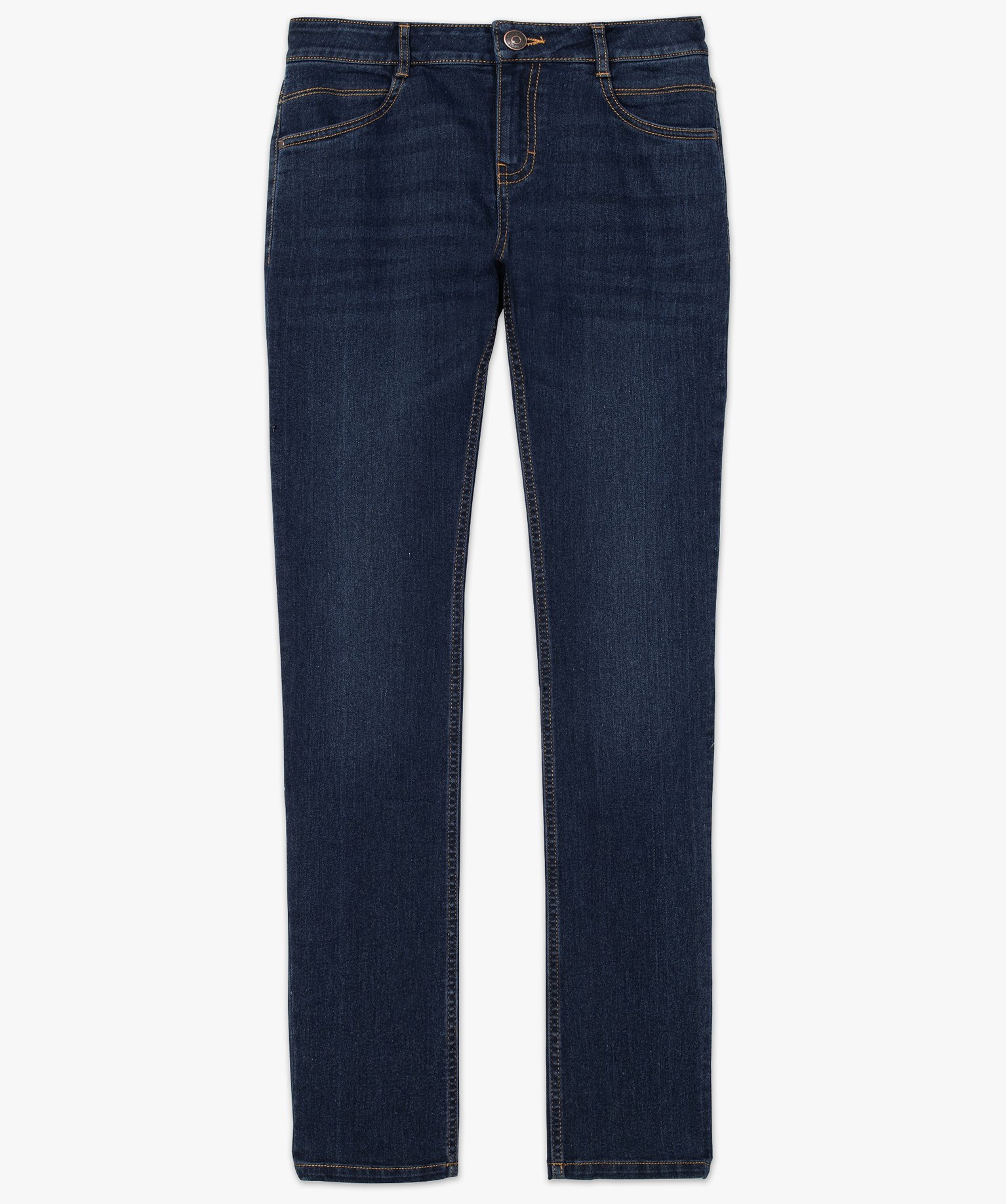Jean femme coupe Regular 4 poches brut | GEMO