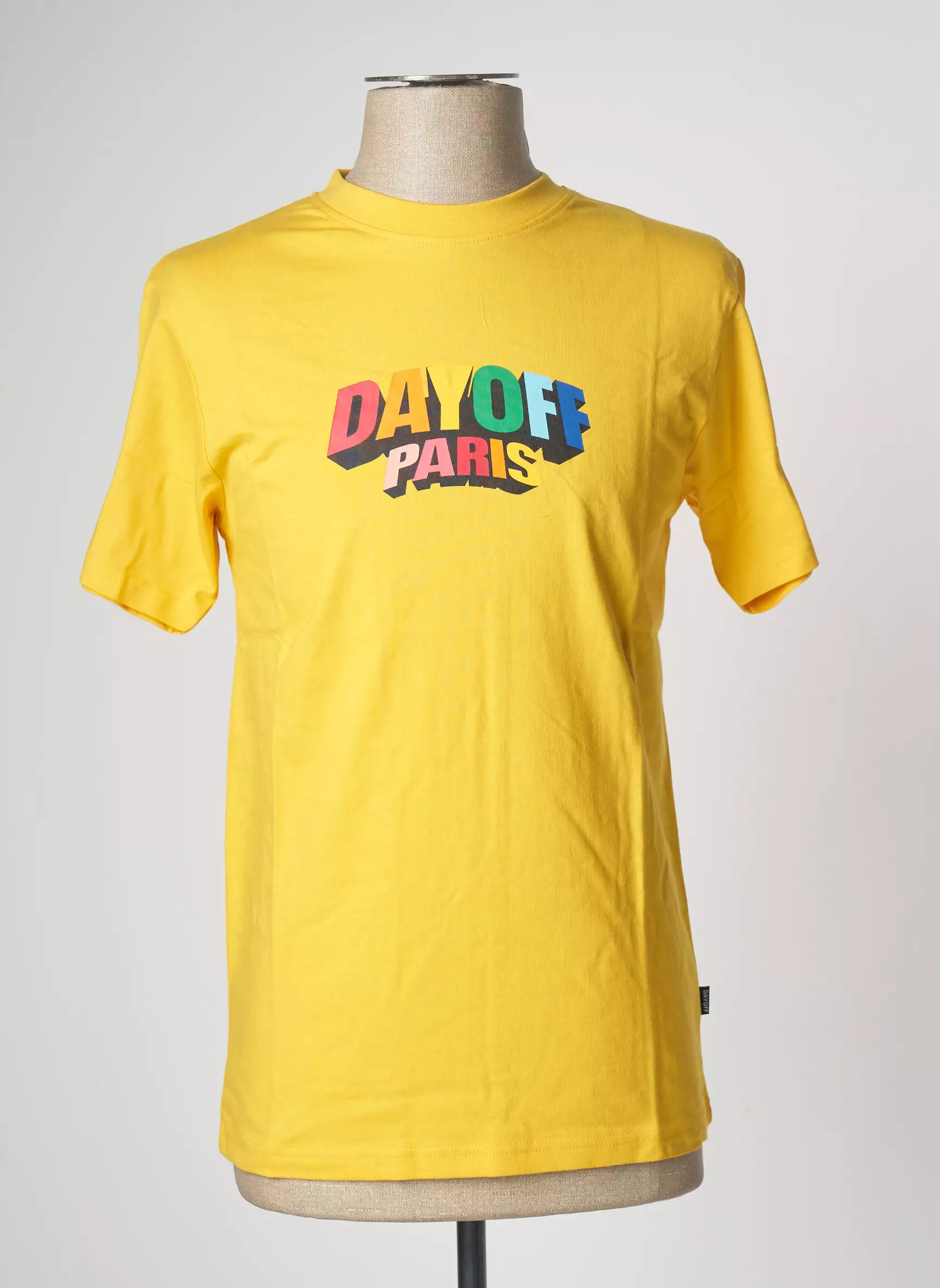 Dayoff Tshirts Homme couleur jaune