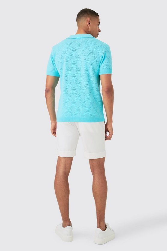 Poloshirt in Aqua