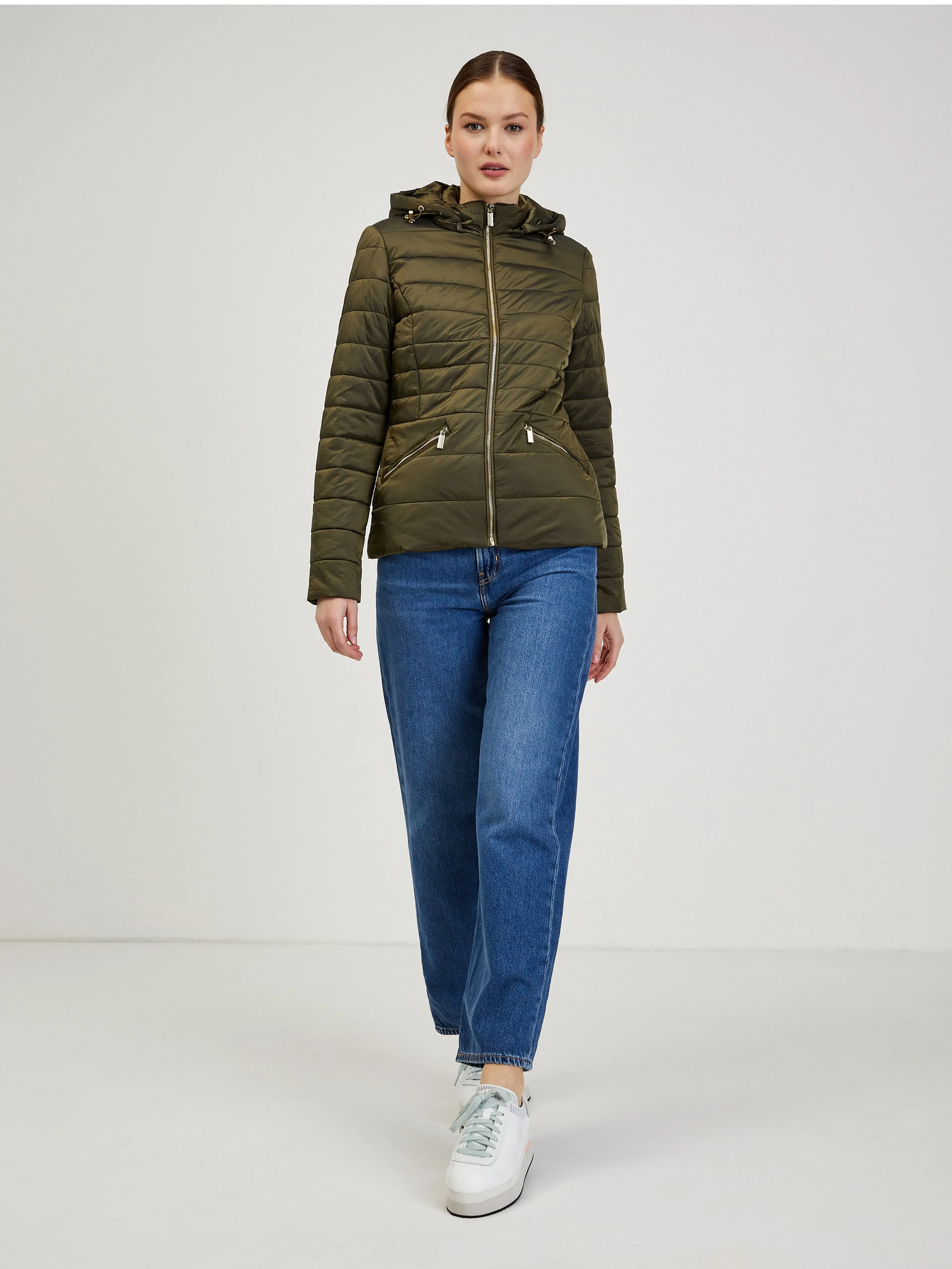 Khaki Damen Steppjacke Jacke ORSAY