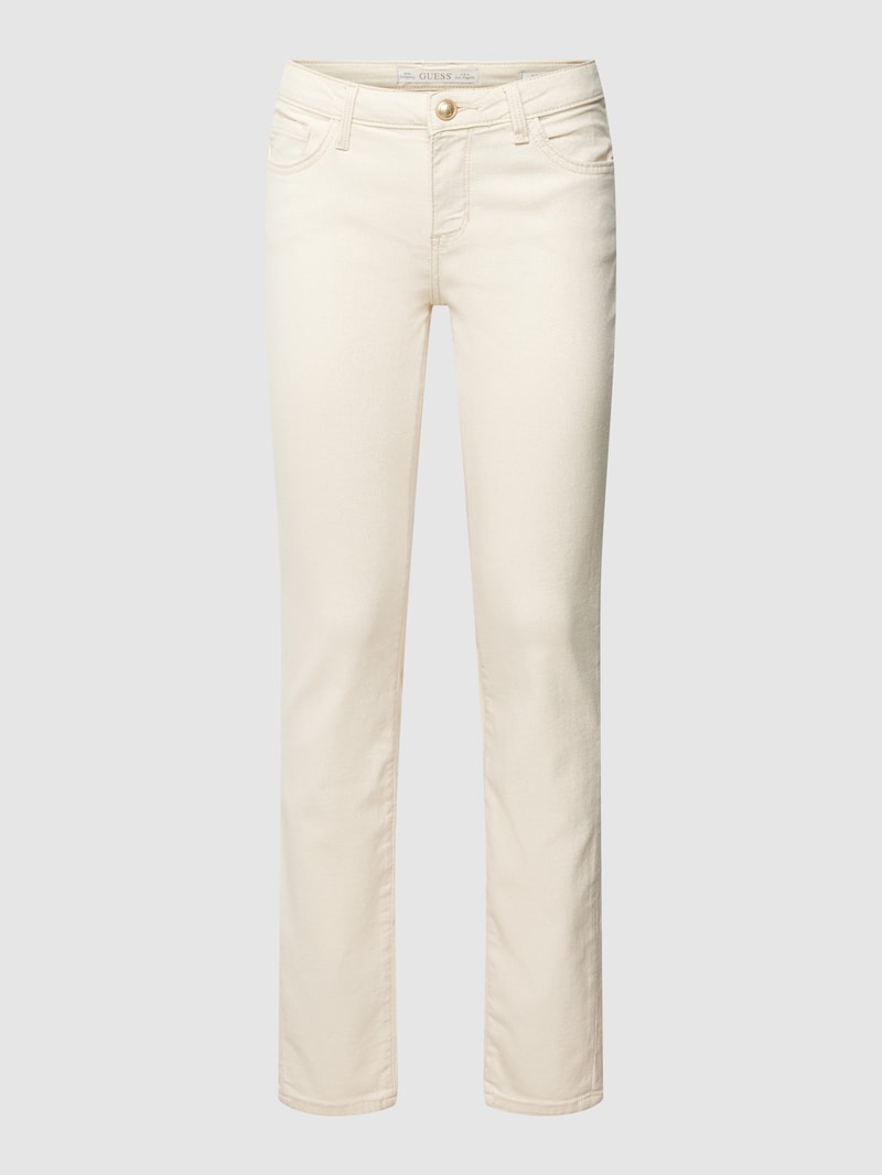 Jeans im 5-Pocket-Design Modell 'ANNETTE' in ecru