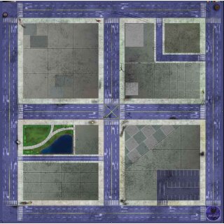 Bot War - City Game Mat