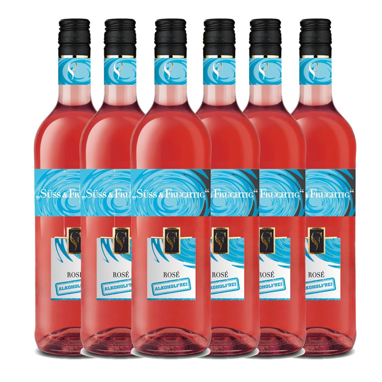 Württembergische WZG Süss & Fruchtig Rosé Alkoholfrei 6er Karton 0,75L