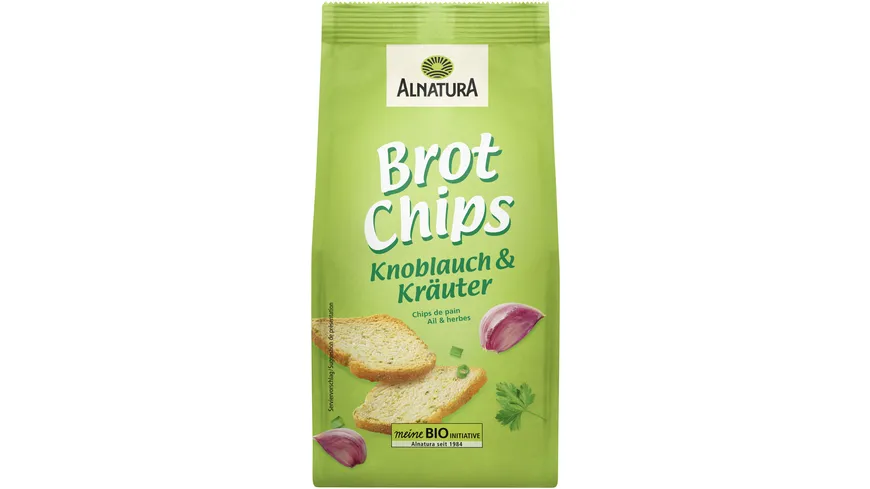 Alnatura Bio Brotchips Knoblauchh & Kräuter 100 g